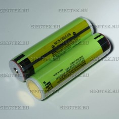 Защищенный Li-Ion аккумулятор Panasonic NCR18650B 3400mAh